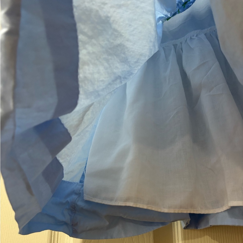 Cecil and Lou Blue Floral Smocked Dress - Picture 5 of 6